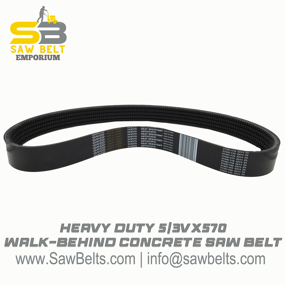 Thumbnail: 5/3VX570 Walk-Behind Concrete Saw Belt