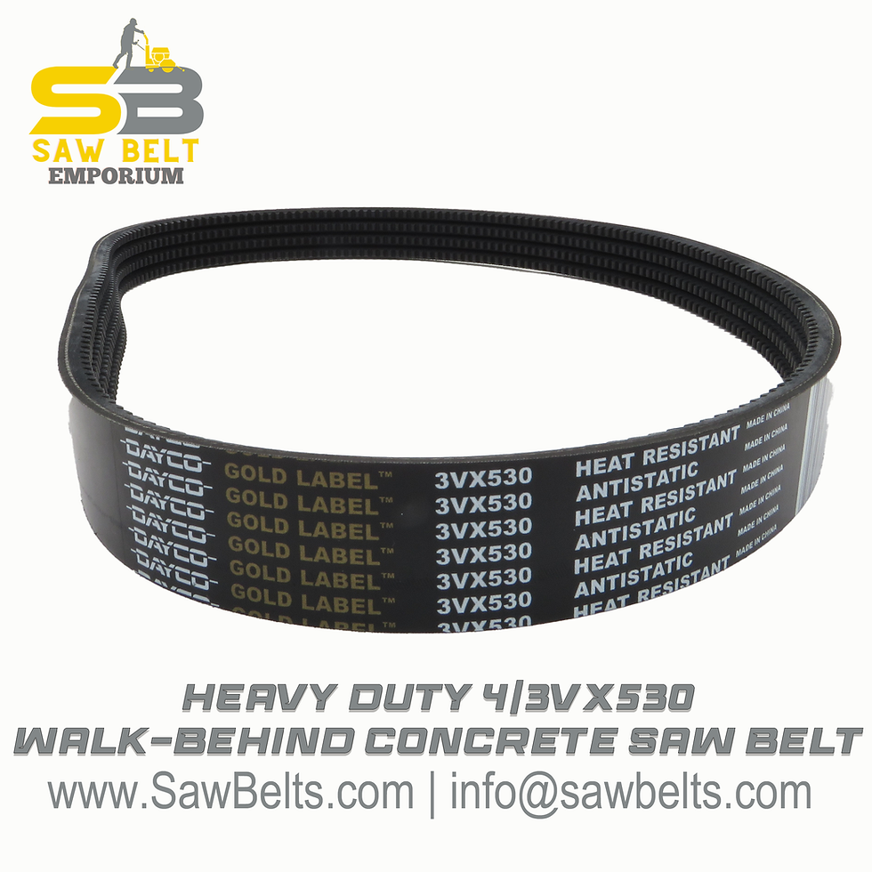 Thumbnail: 4/3VX530 Walk-Behind Concrete Saw Belt 541203835