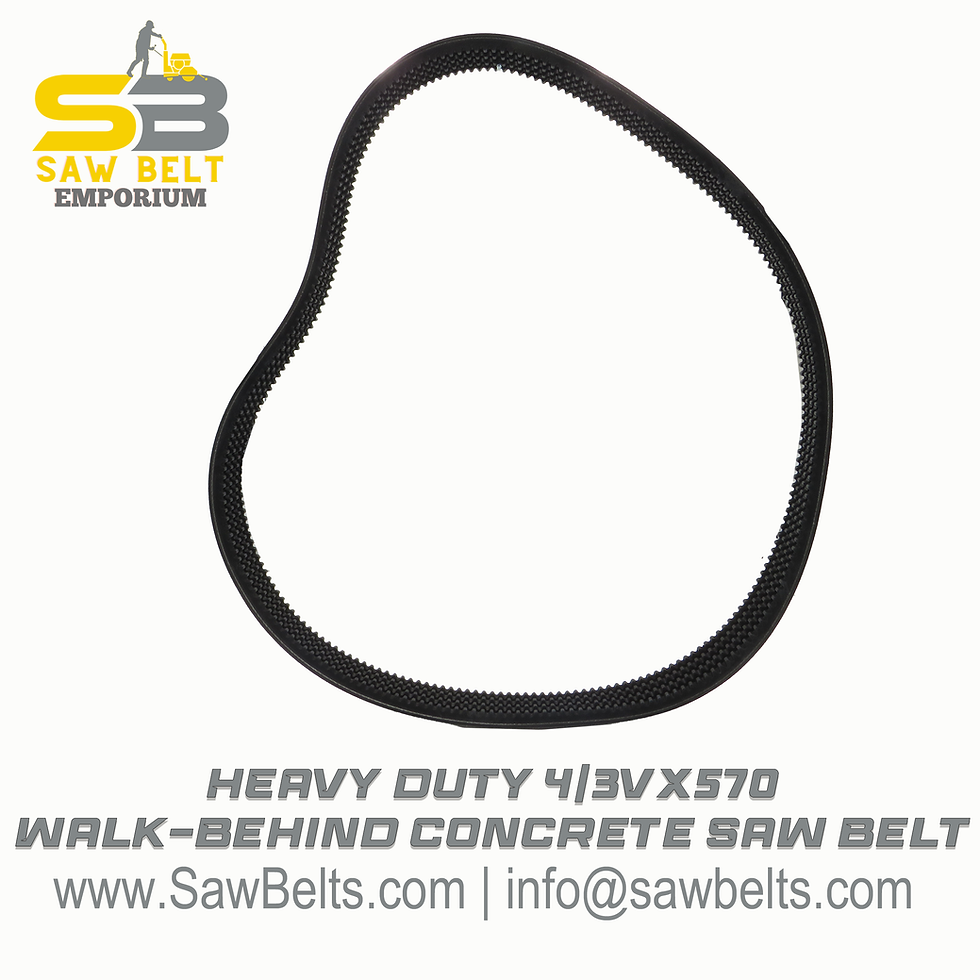 Thumbnail: 4/3VX570 Walk-Behind Concrete Saw Belt