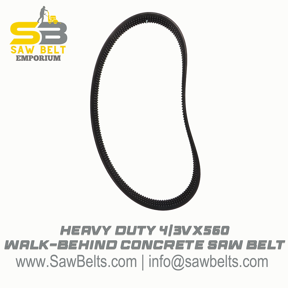 Thumbnail: 4/3VX560 Walk-Behind Concrete Saw Belt