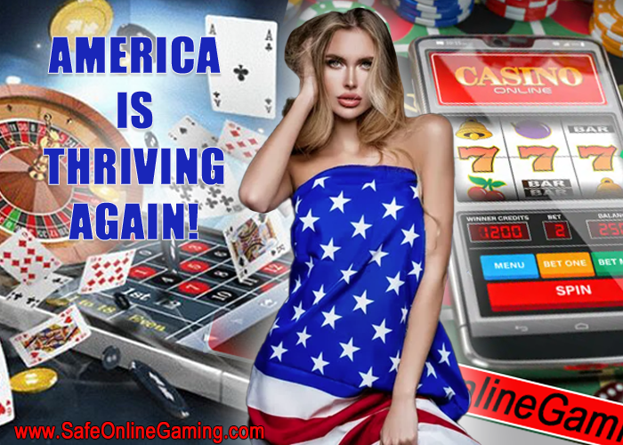 America is thriving again and we can win real money online