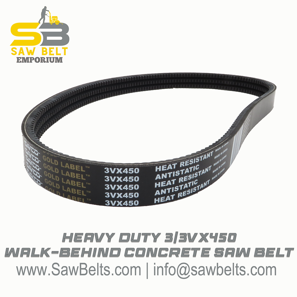 Thumbnail: 3/3VX450 Walk-Behind Concrete Saw Belt