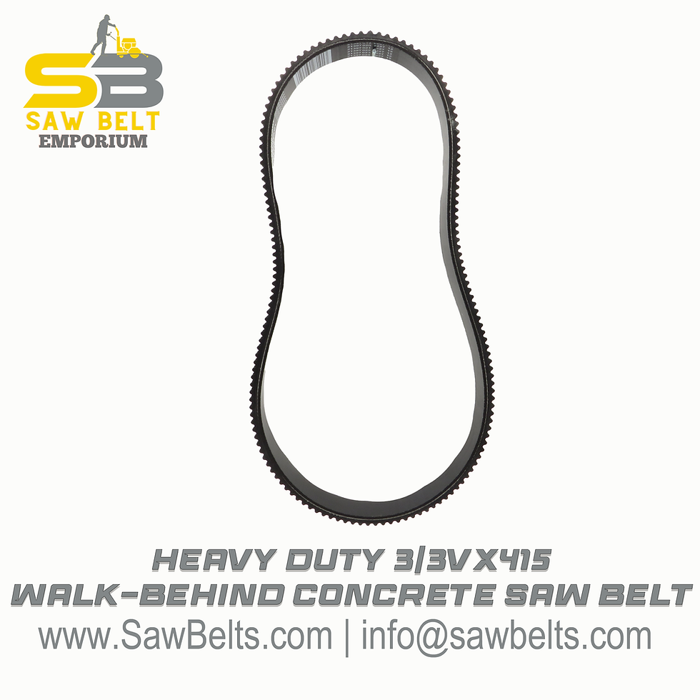 Thumbnail: 3/3VX415 Walk-Behind Concrete Saw Belt 542 19 84-41