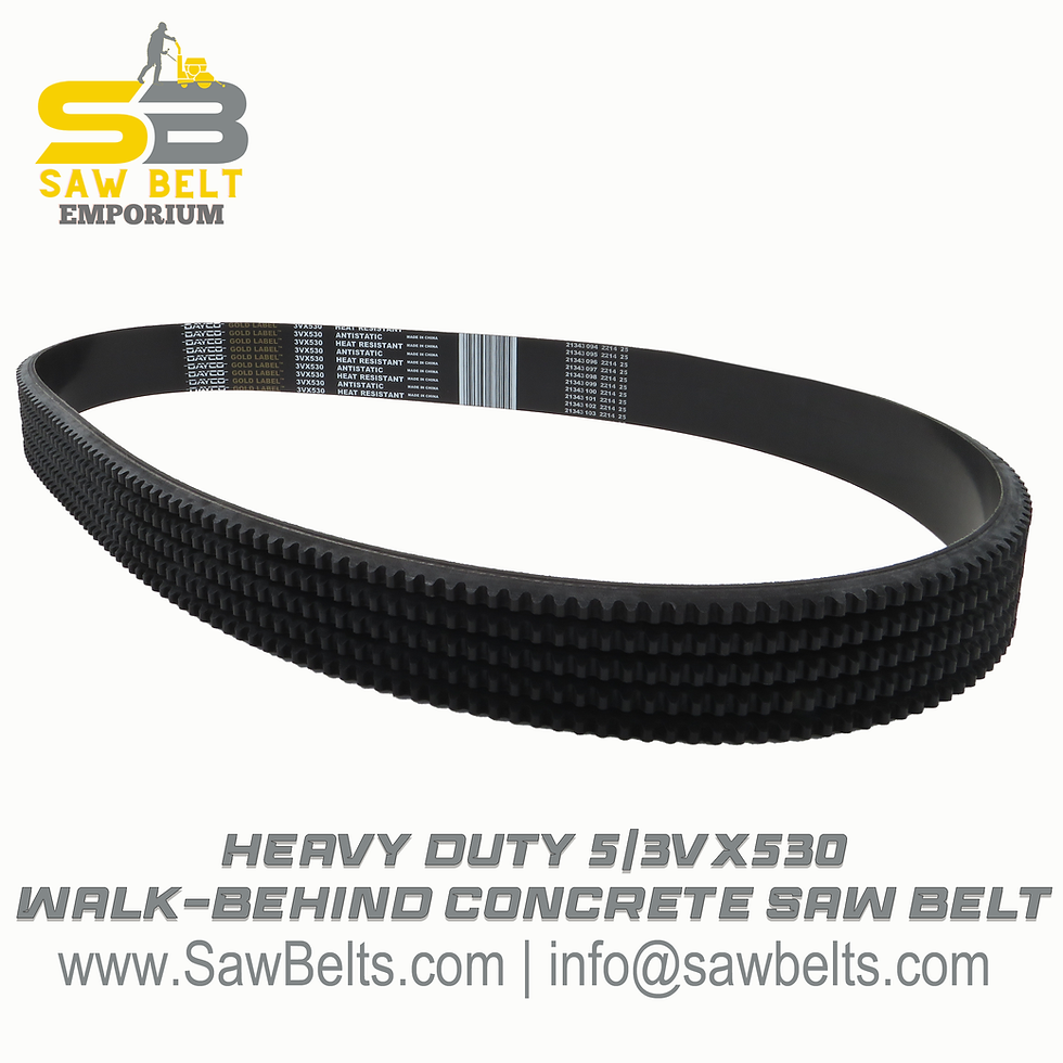 Thumbnail: 5/3VX530 Walk-Behind Concrete Saw Belt Core Cut 2501935