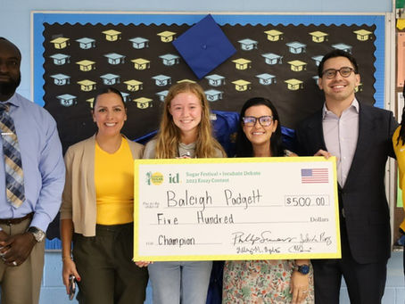 CHS student wins Incubate Debate essay contest