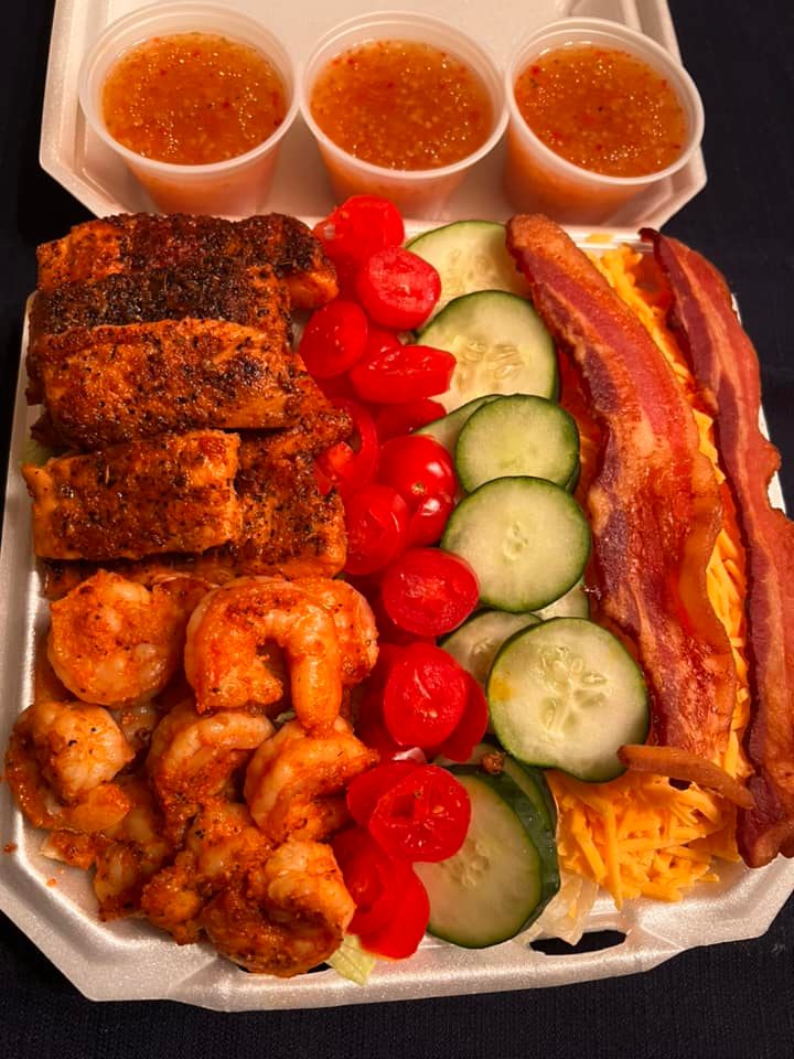 Arranged Food and Objects