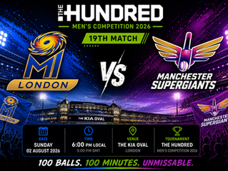 MI London v Manchester Super Giants