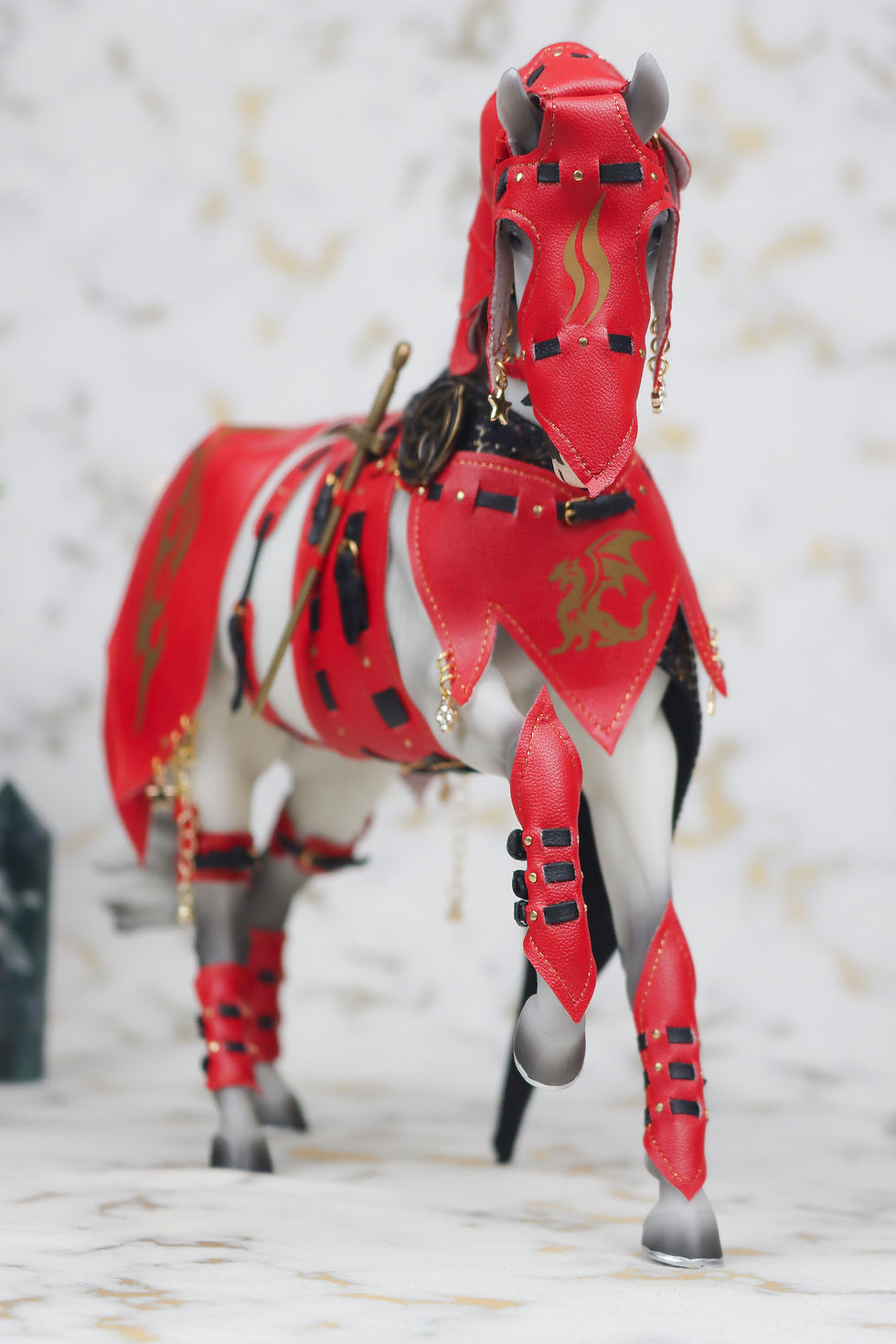 Thumbnail: Flamebound - Traditional Scale Knight Armor Costume Set