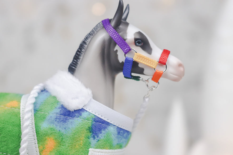 Thumbnail: Written in Color - Traditional Scale Foal Blanket Set