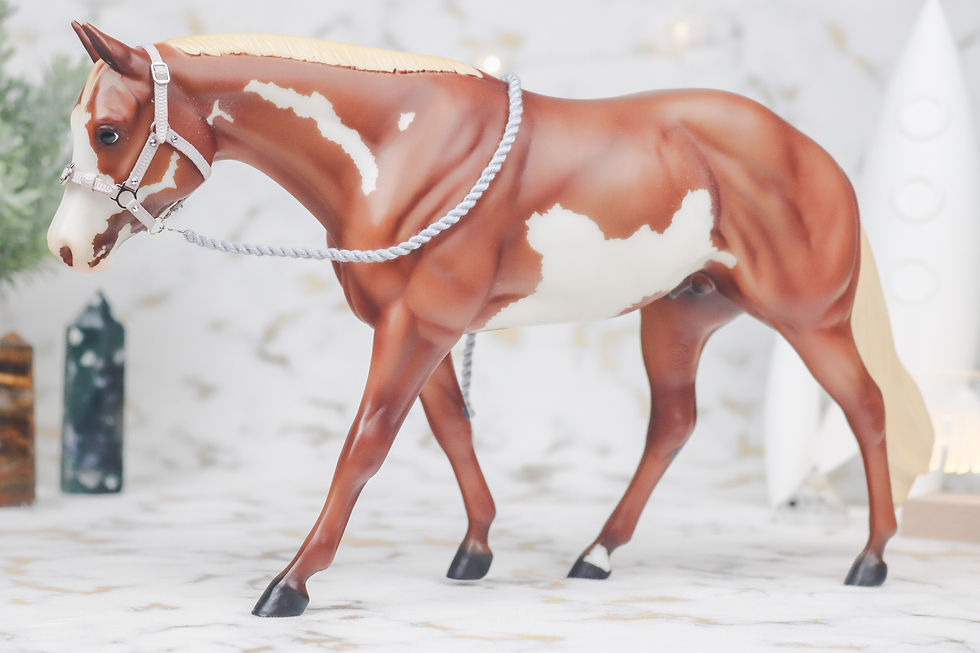 Thumbnail: Alley Cat - Traditional Scale Adjustable Noseband Halter Set
