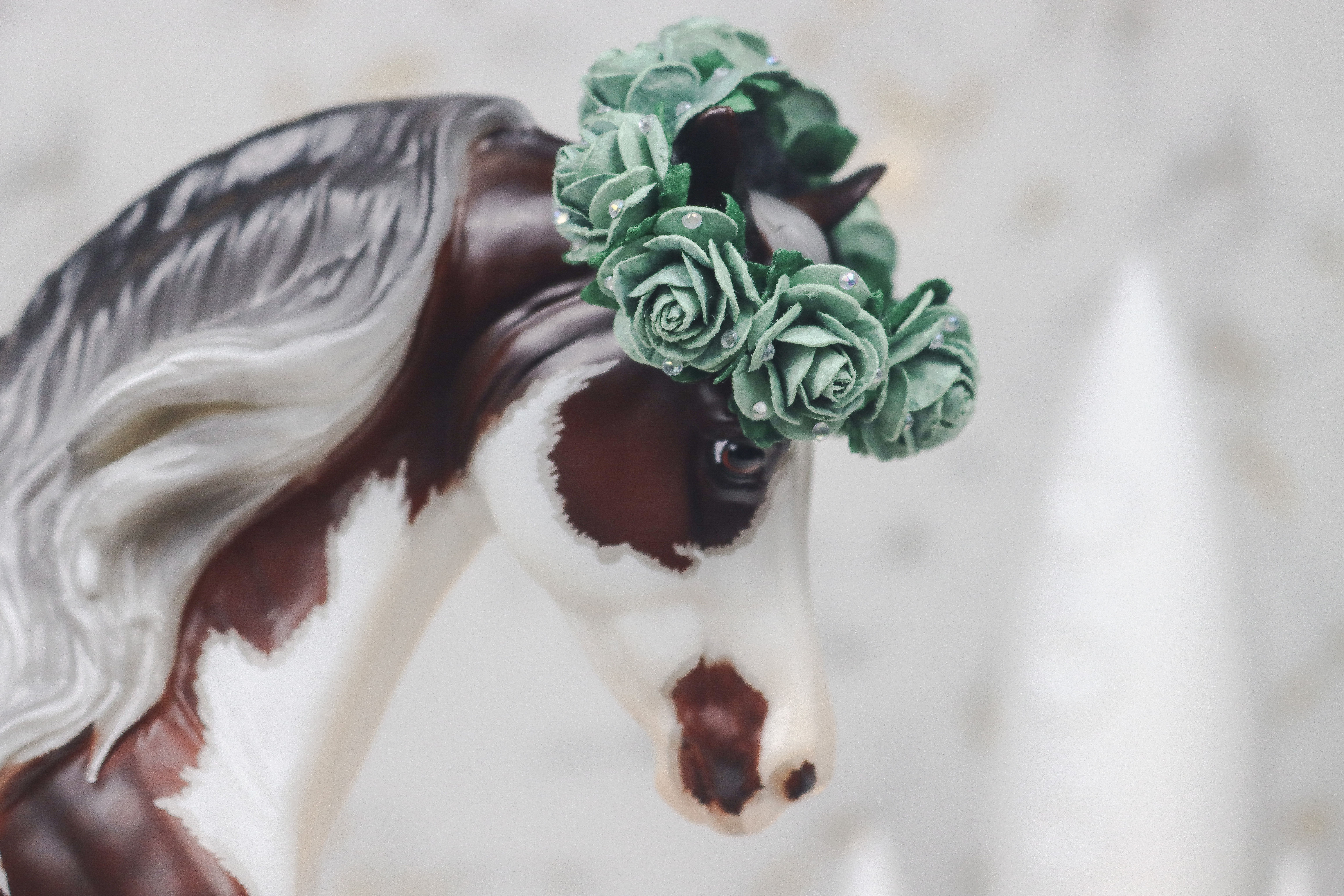 Sea Foam - Traditional Scale Flower Crown
