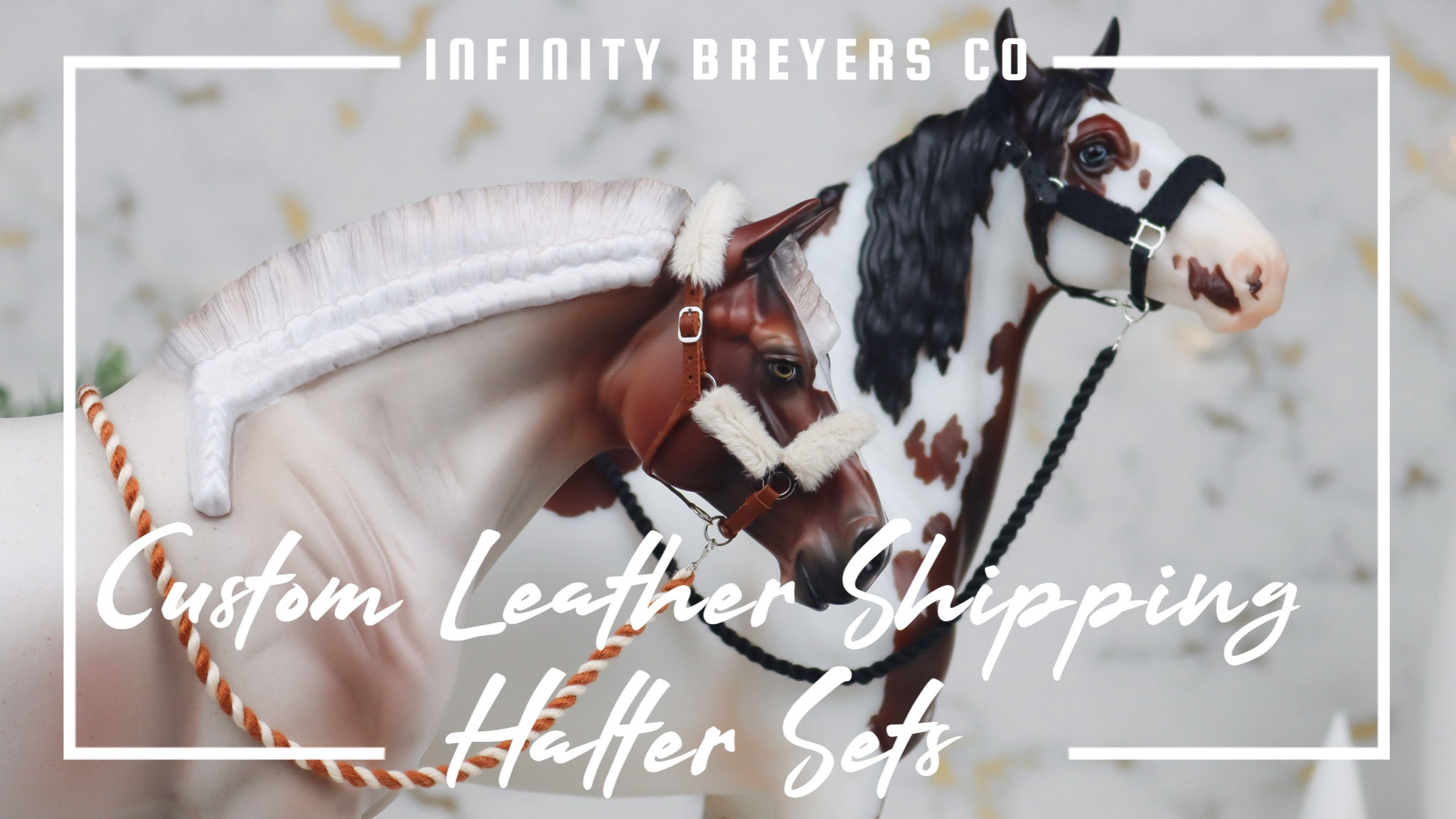 Custom Made-To-Order Traditional Scale Leather Shipping Halter Set