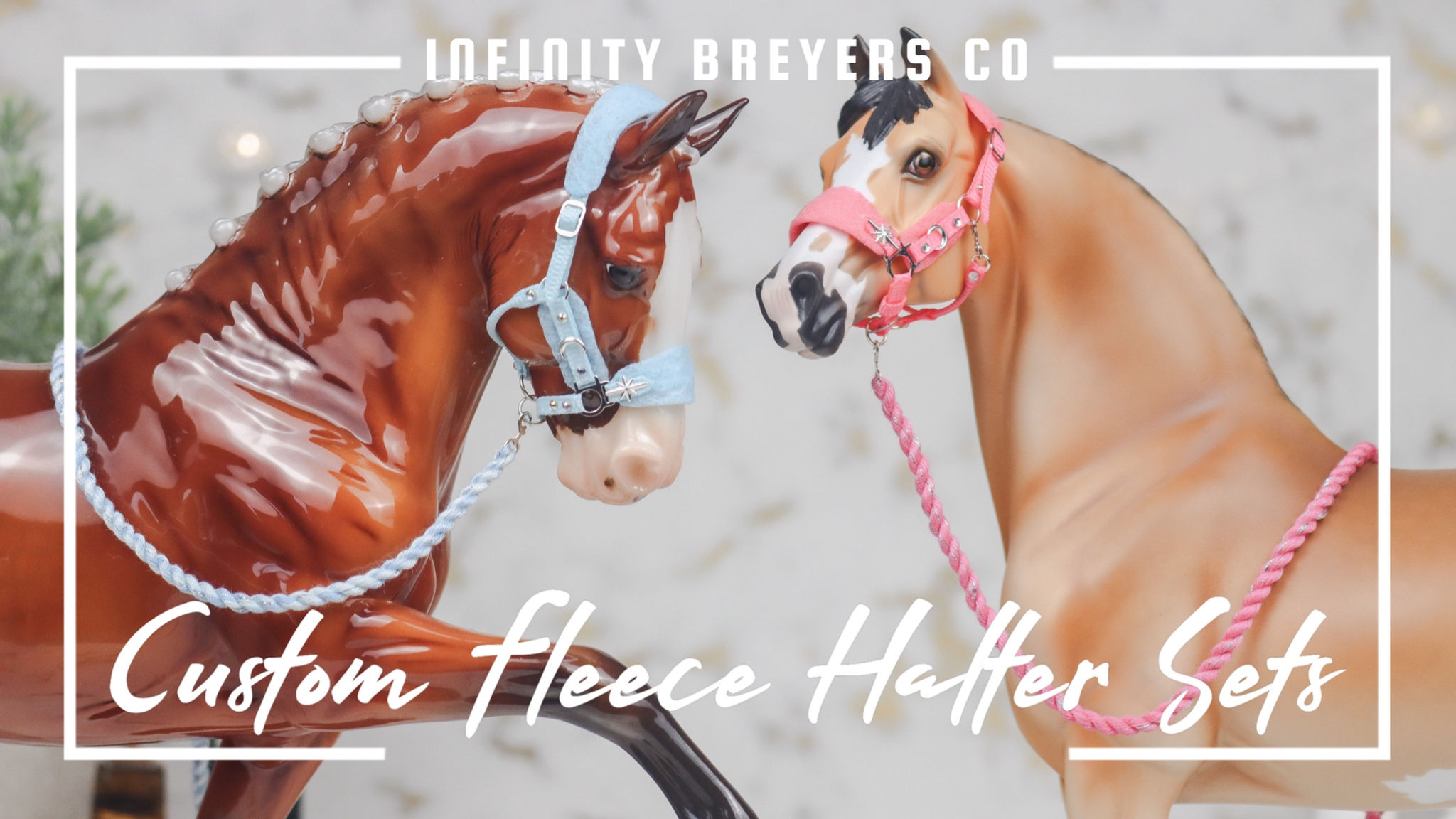 Custom Made-To-Order Traditional Scale Fleece Halter Set