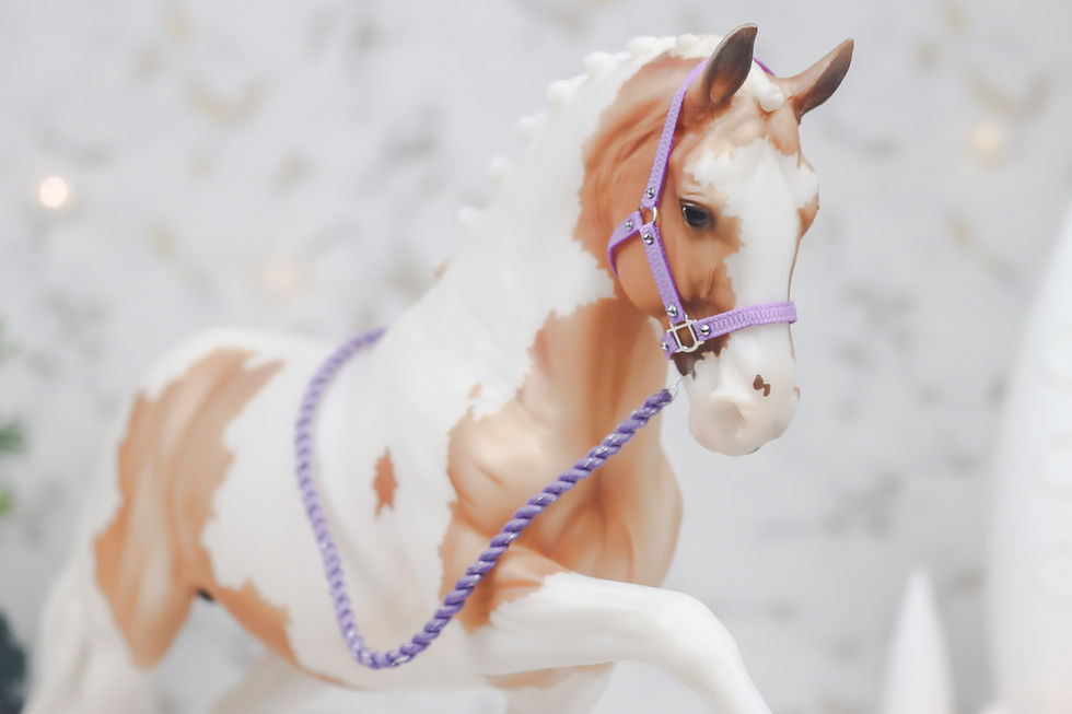 Thumbnail: Velvet - Traditional Scale Halter Set