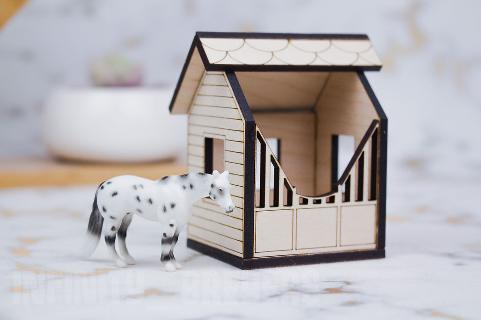 Thumbnail: Mini Whinny Wooden Single Stall Barn
