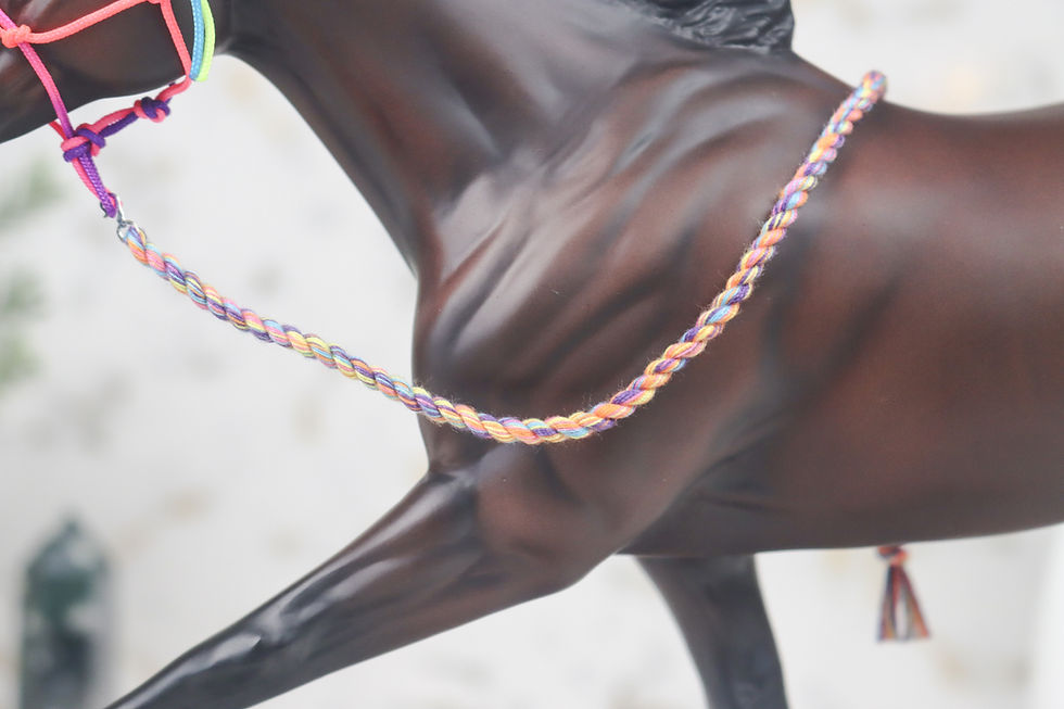 Thumbnail: Costal Cruise - Traditional Scale Rope Halter Set