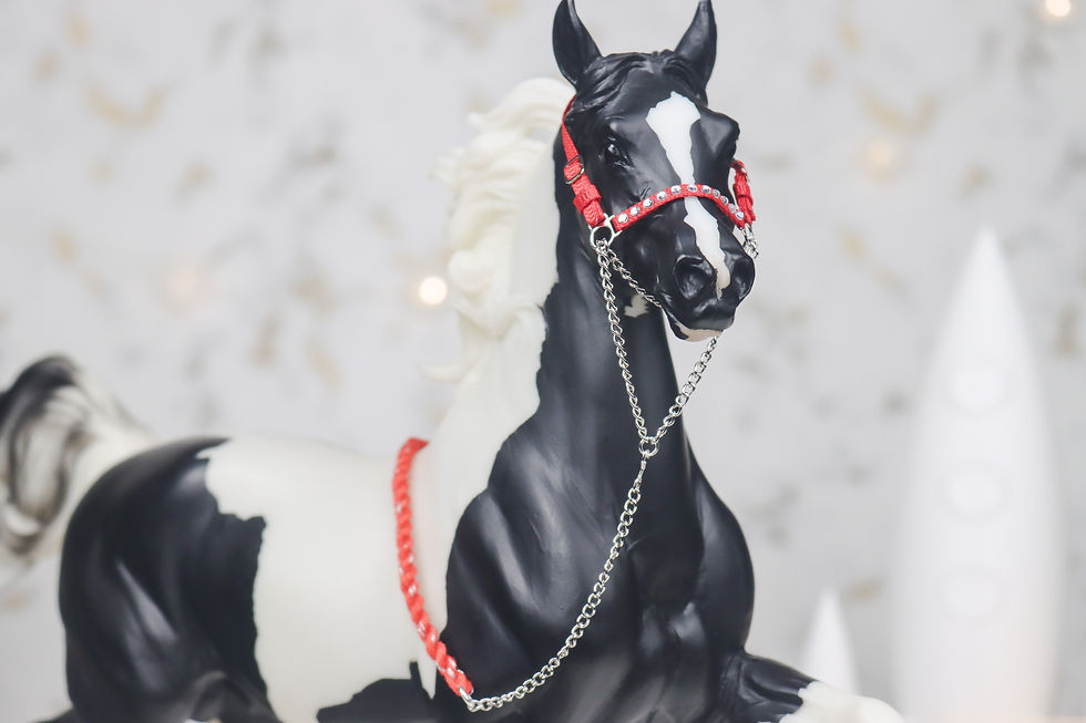 Thumbnail: Problematic - Traditional Scale Arabian Halter Set