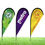 Thumbnail: Custom Teardrop Flag Banner Kits with Ground Stake