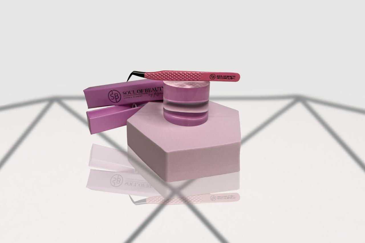 75° Pinzette | Fiber Tip | Pink Edition