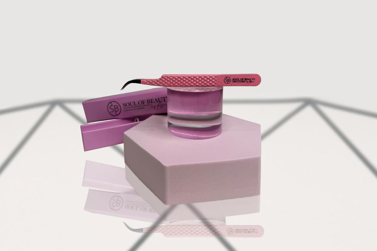 J-förmige Pinzette mit Fiber Tip