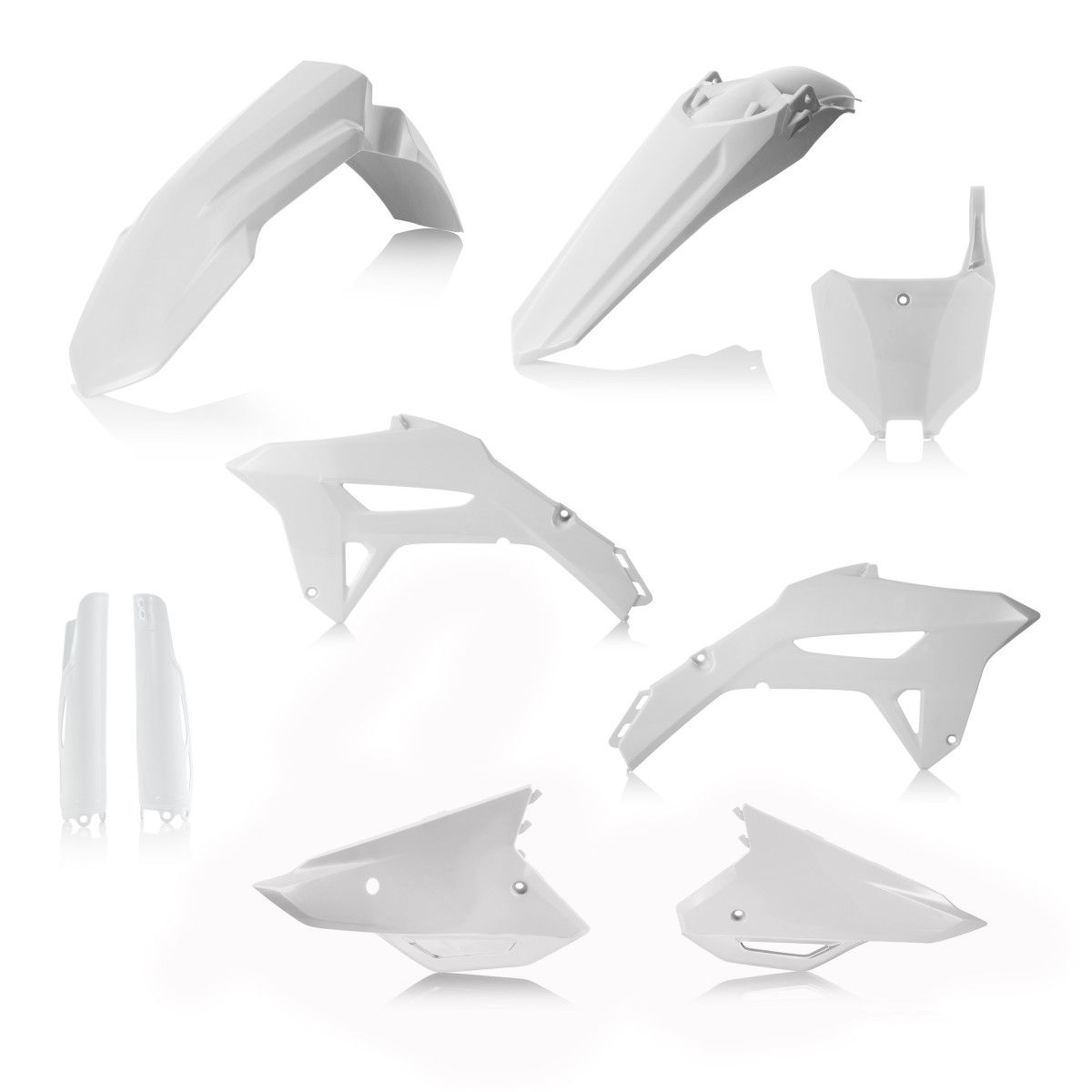 kit plastique HONDA - ACERBIS - Blanc - CRF 250/450 2021-2024