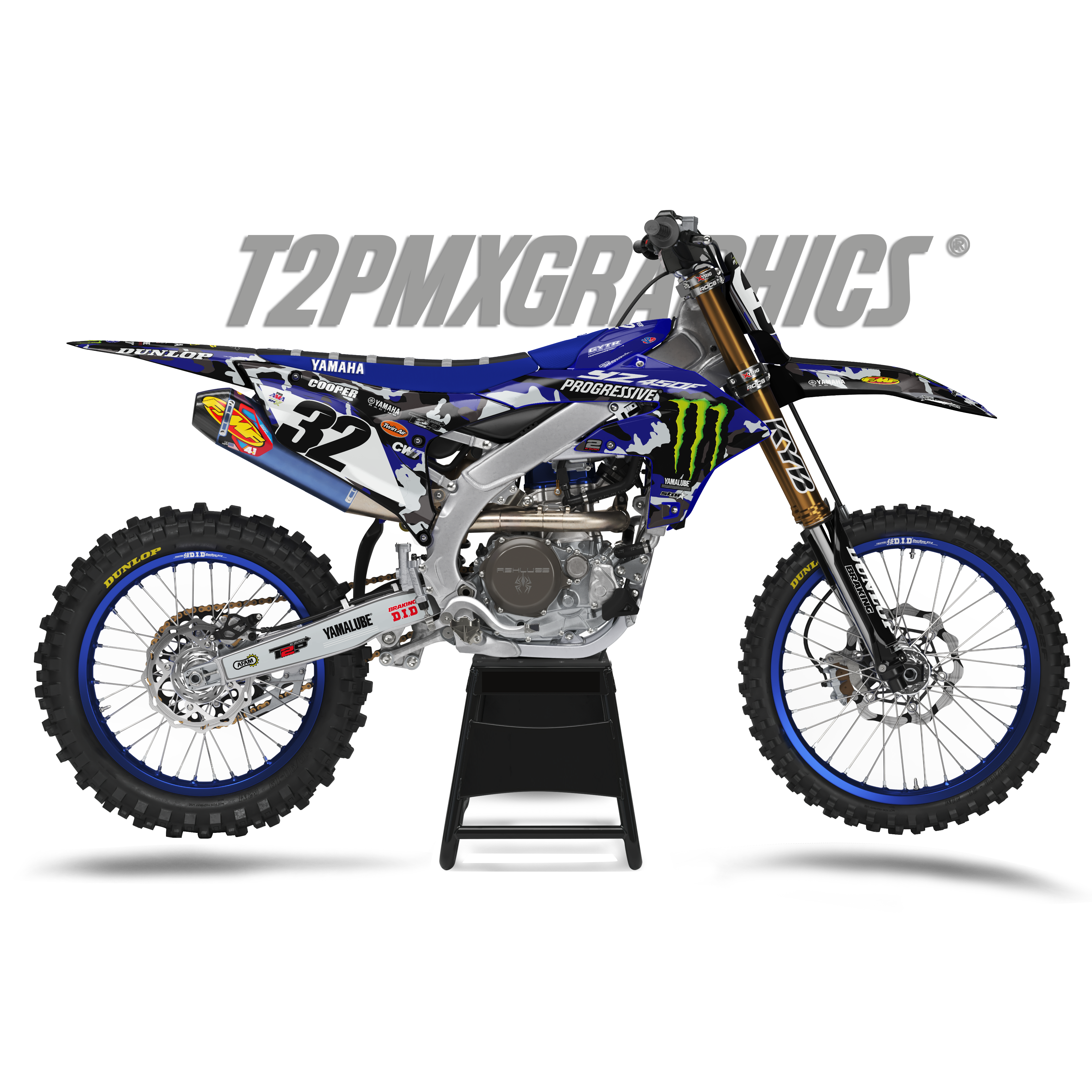 semi-perso YAMAHA star racing 2025 camo