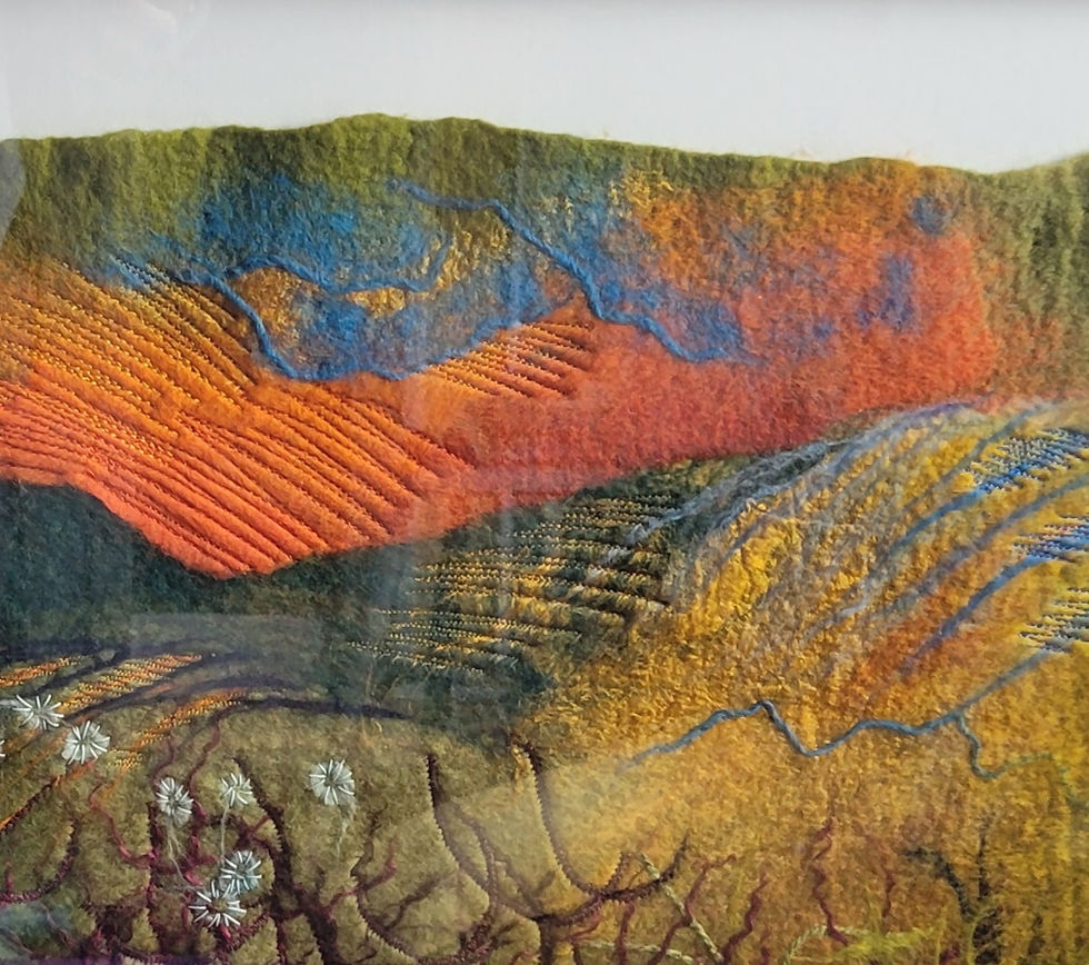 The Bluff and Bracken, detail. , sold