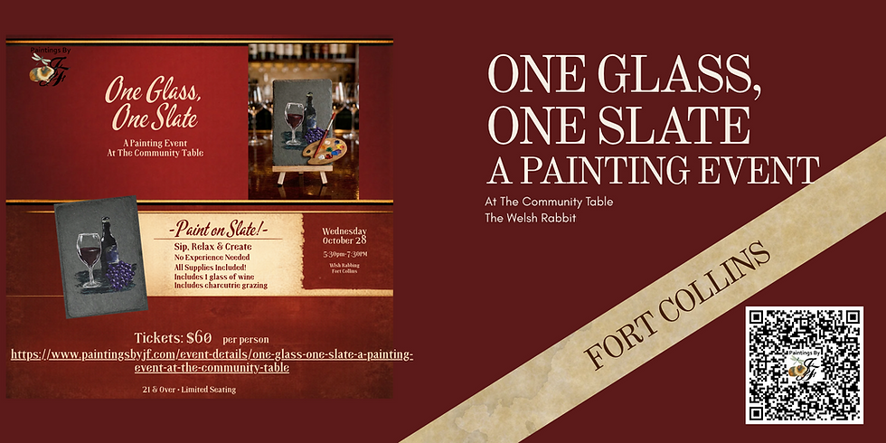 One Glass, One Slate-A Painting Event At The Community Table