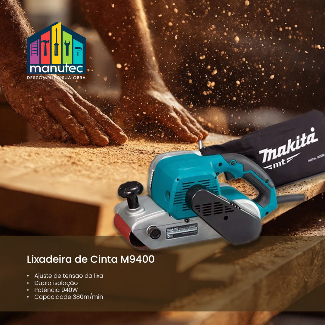 Lixadeira de Cinta M9400 Makita