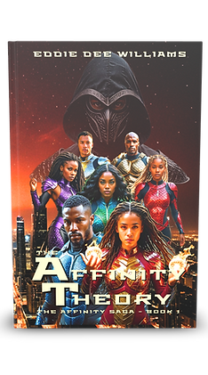 The Affinity Theory superhbook romance thriller book cover