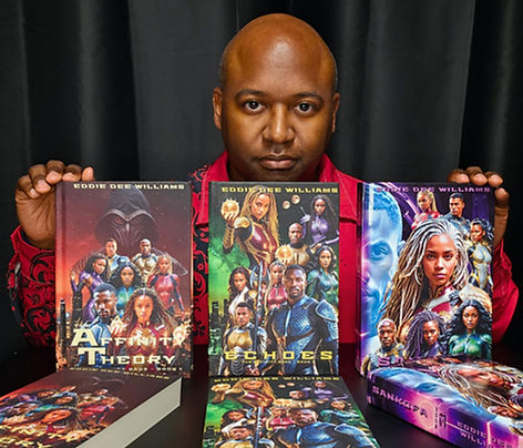 Author Eddie Dee Williams and the Affinity Saga Books - The Affinity Theory, Echoes, and Sankofa