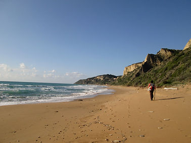 Arkoudilas beach in the south of Corfu.