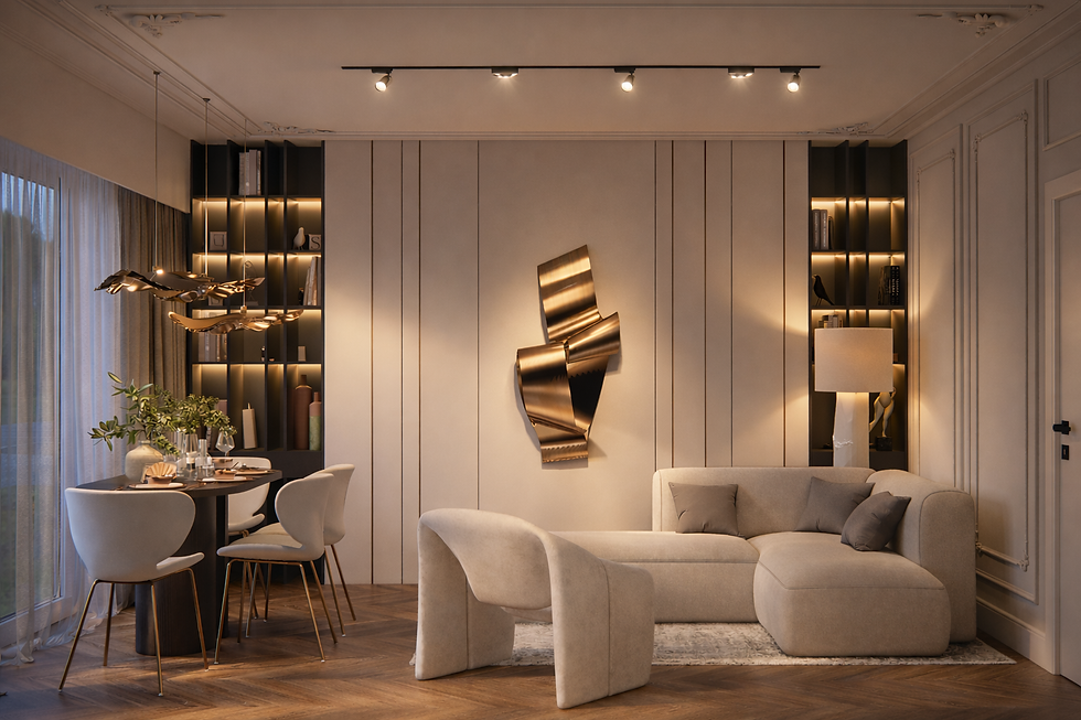 Underground Flat — design interior dormitor locuință privată, proiect Uander Design Iași