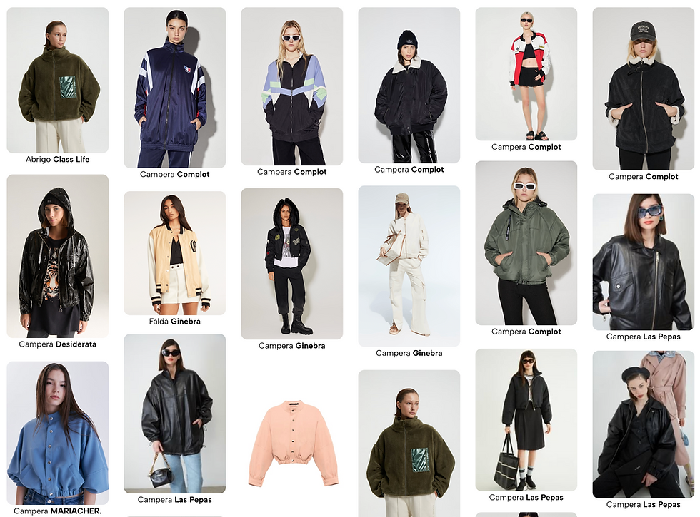 Colección Camperas Bombers en Telier