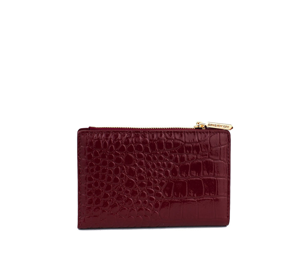 Thumbnail: Madison - Cherry Vegan Leather Wallet.