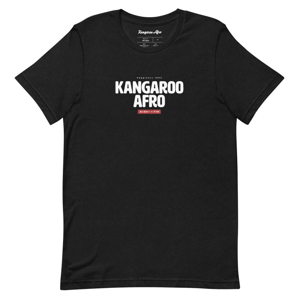 Kangaroo Afro Short-sleeve unisex t-shirt