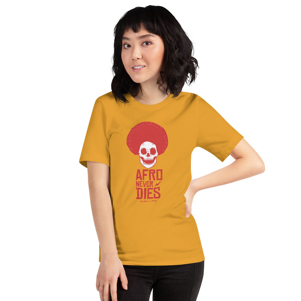 Thumbnail: Afro never dies Short-Sleeve Unisex T-Shirt