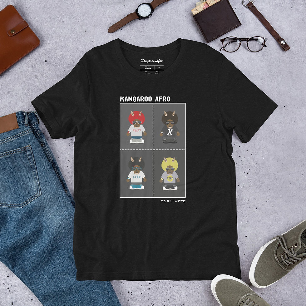 サムネイル： Afro 4 (Unisex tee)