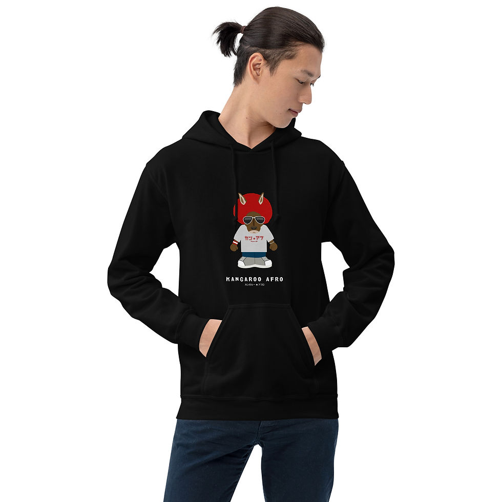 Thumbnail: Red Afro Unisex Hoodie
