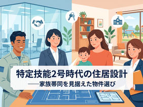 特定技能2号時代の住居設計——家族帯同を見据えた物件選び