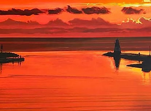 'The view from the bridge' 
'The view from the bridge'- 24"x 30" 