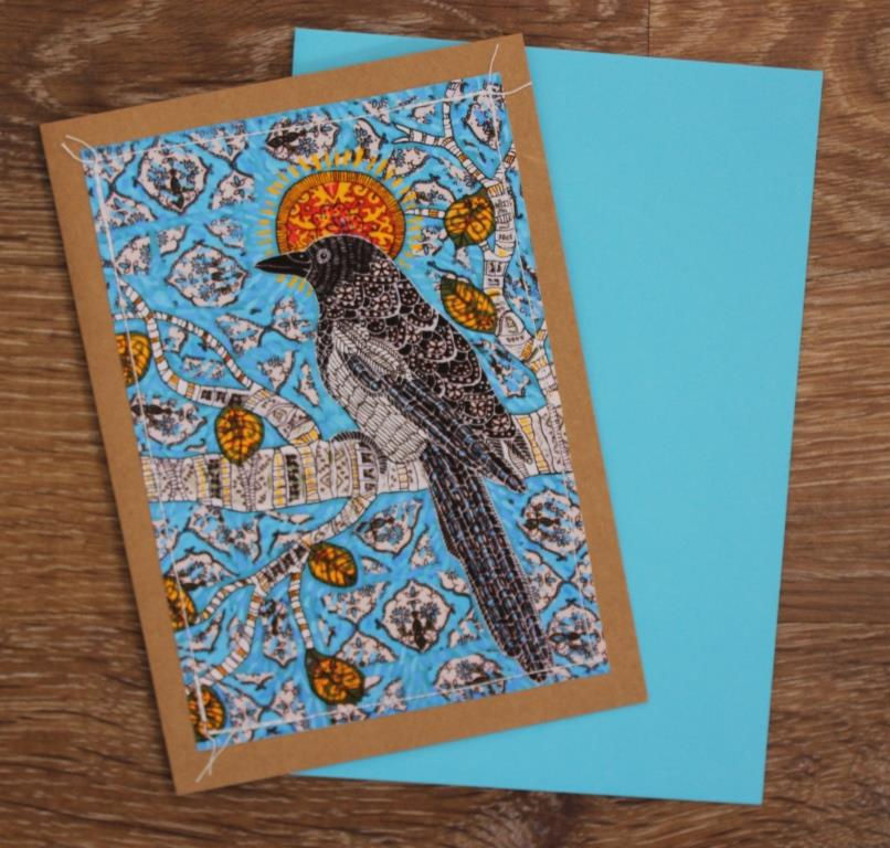 Magpie - RAW Greeting Card