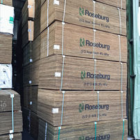 Pressure-treated plywood sheets for exterior and moisture-resistant construction.