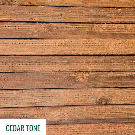Pressure-treated lumber Cedar tone