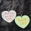 Thumbnail: "It's not me It's YOU" and "F**k Off" Randy Hearts Valentines Heart Earrings