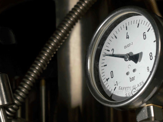 A Stainless steel Bourdon pressure gauge