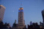 Empire State Building view from my hotel rooftop at night. Photo by Jessica Nichole