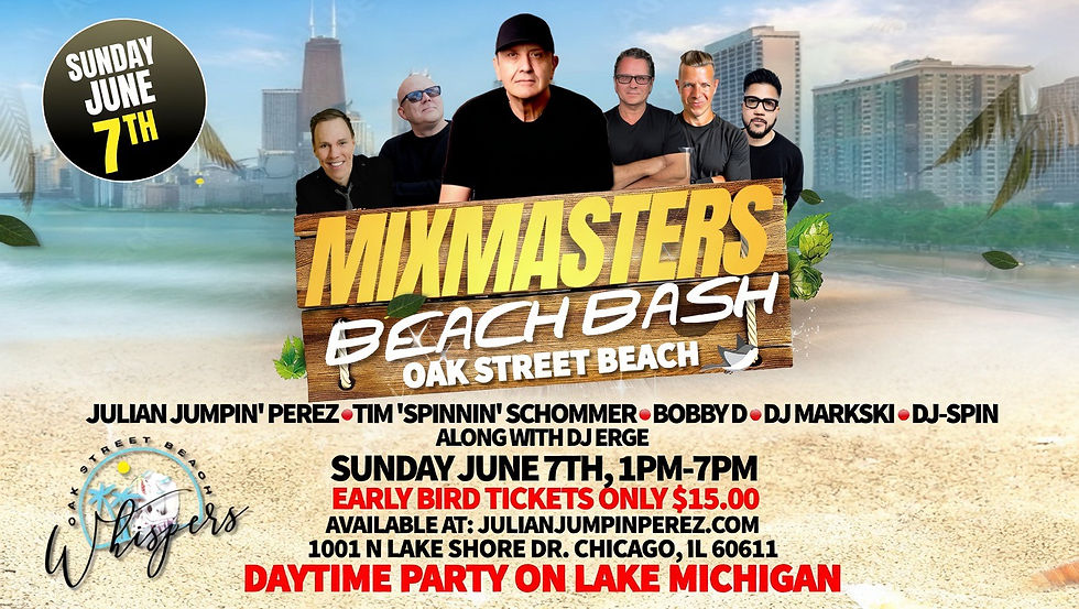 MIXMASTERS OAK STREET BEACH BASH