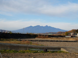 山が綺麗に見える季節です