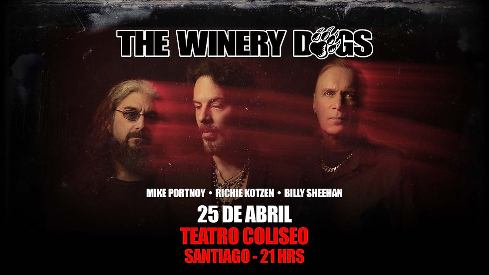Traslado a The Winery Dogs desde Rancagua - 25 de Abril 2023
